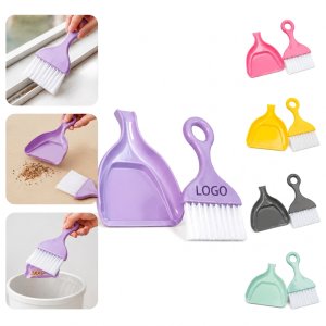 Clip-On Mini Dustpan and Brush Set